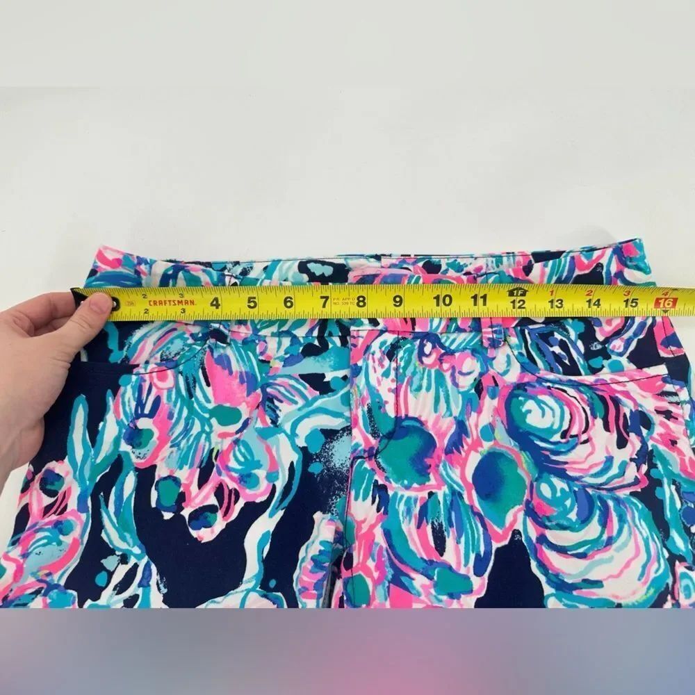 Lilly Pulitzer Callahan Chino Bright Navy Caught Up Pants Size 2 - Picture 7 of 10